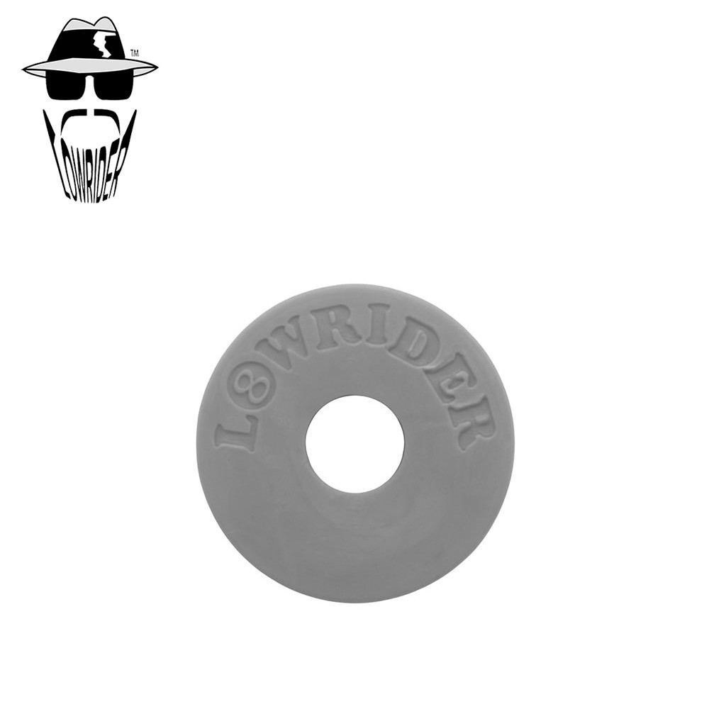 ORIGINAL LOWRIDER 8 Ball Branded Springer Cushion Rubber Sparkle White 32x16mm.