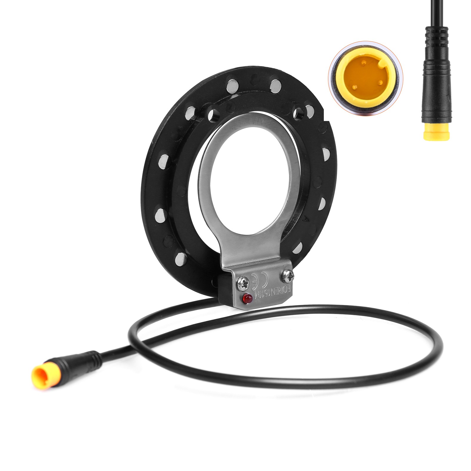 Electric Bicycle Pedal Sensor Ebike Double Hall 12 Magnet Right Side PAS System