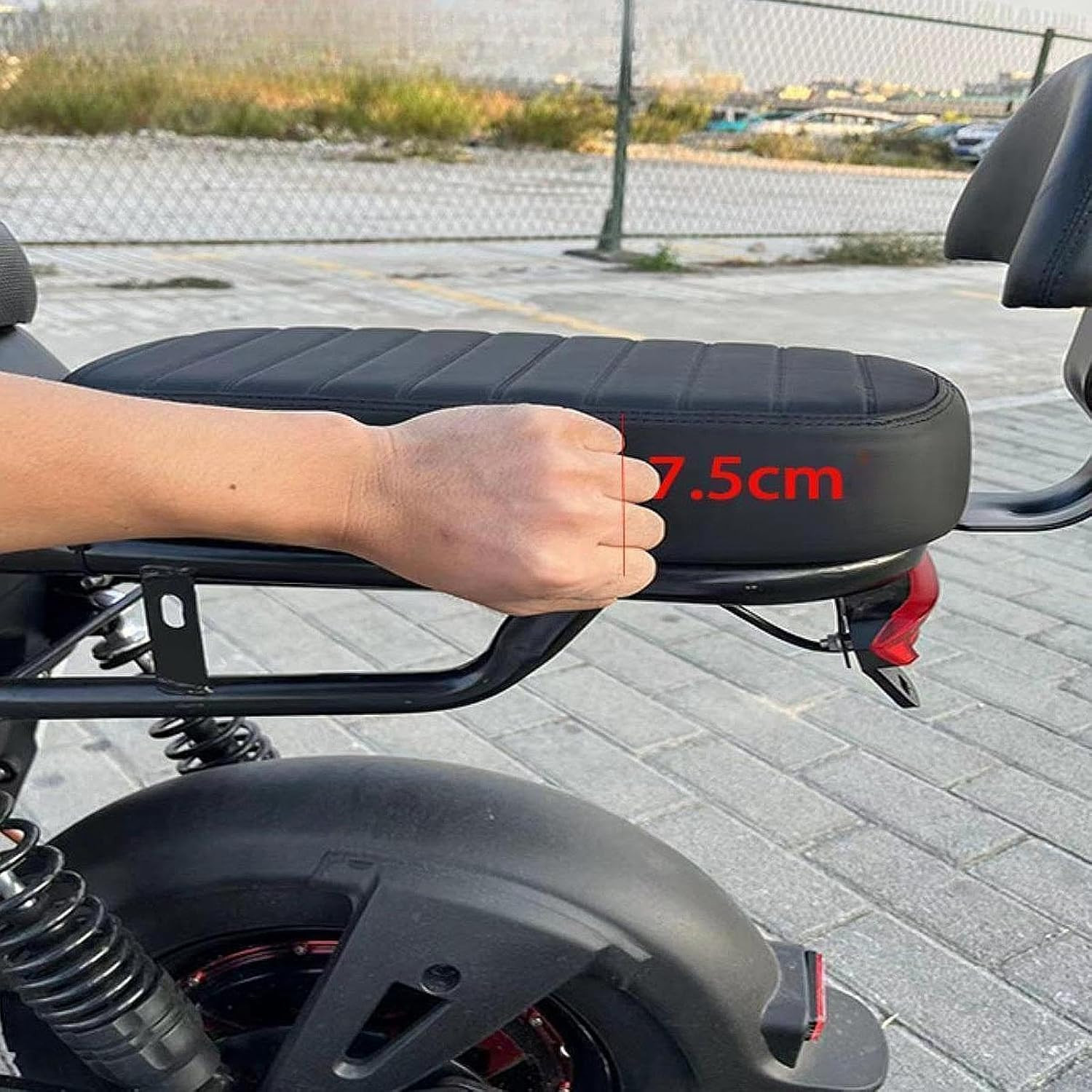 Rear Passenger Cushion Bike Seat Cushion Universal Soft Passenger Saddle for Boy