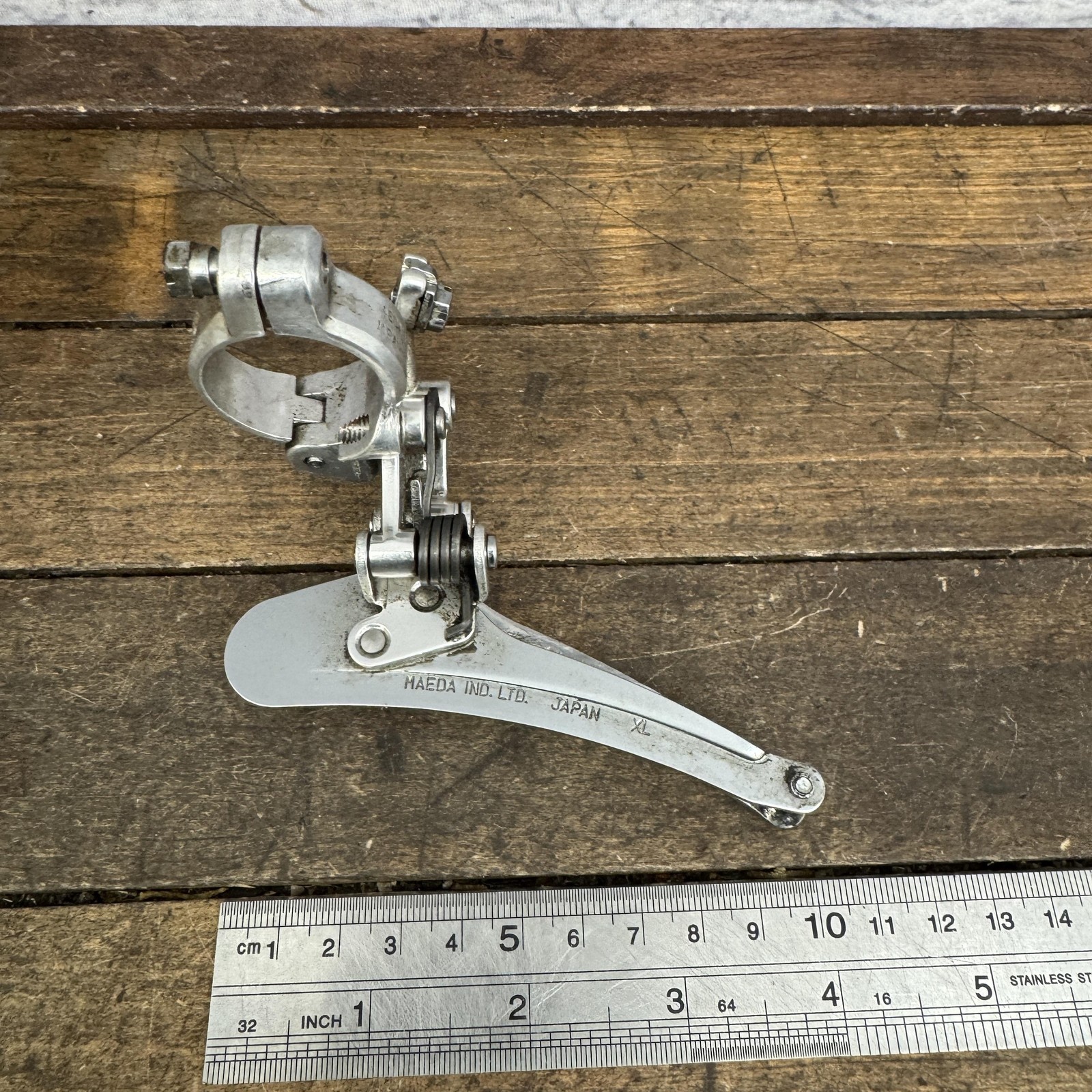 Vintage Suntour BL Blue Line Front Derailleur 28.6 Clamp Bottom Pull Japan 80s