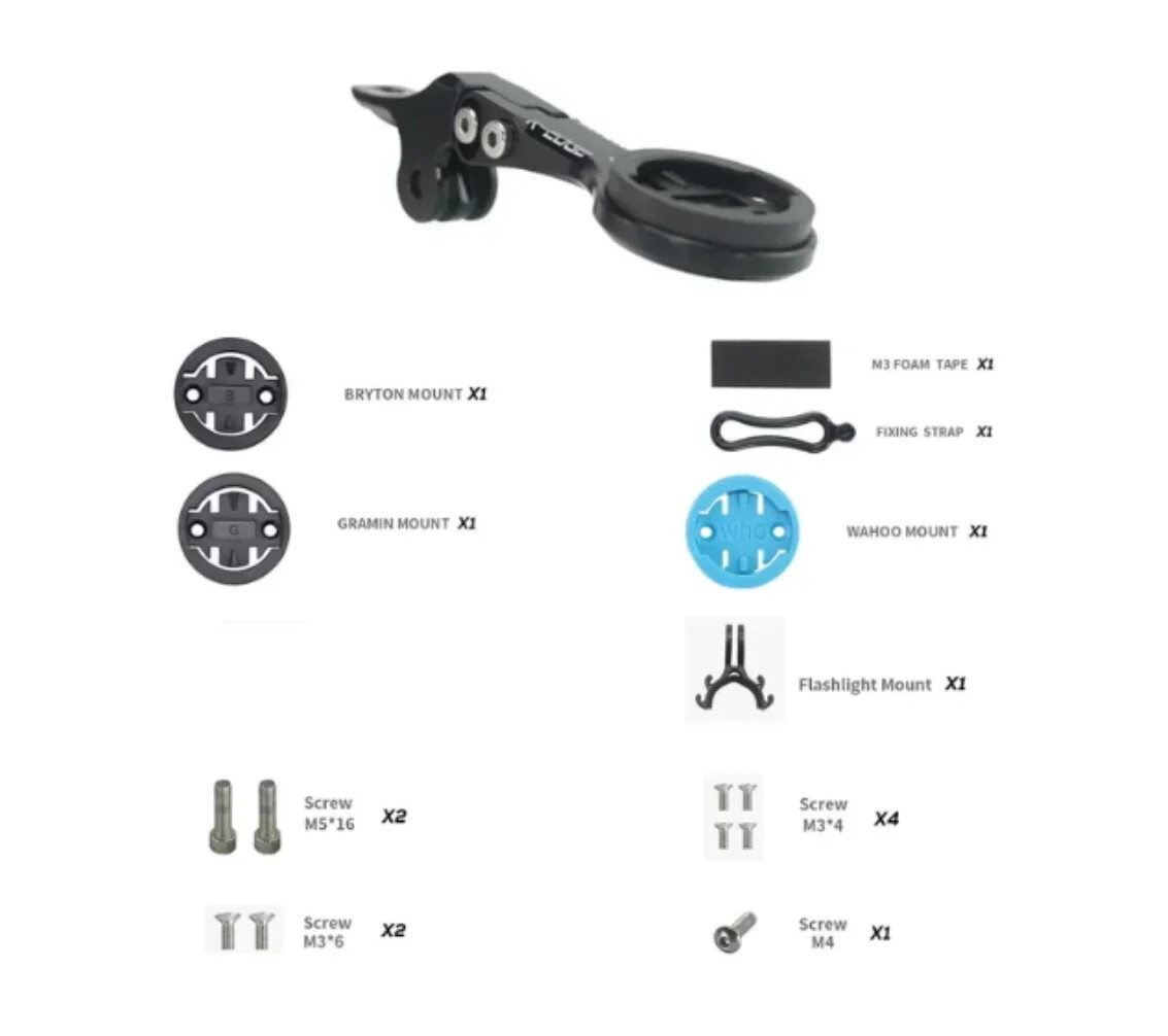 -40° Degree 740mm Full Carbon Fibre Integrated Cockpit MTB Bicycle Handlebars