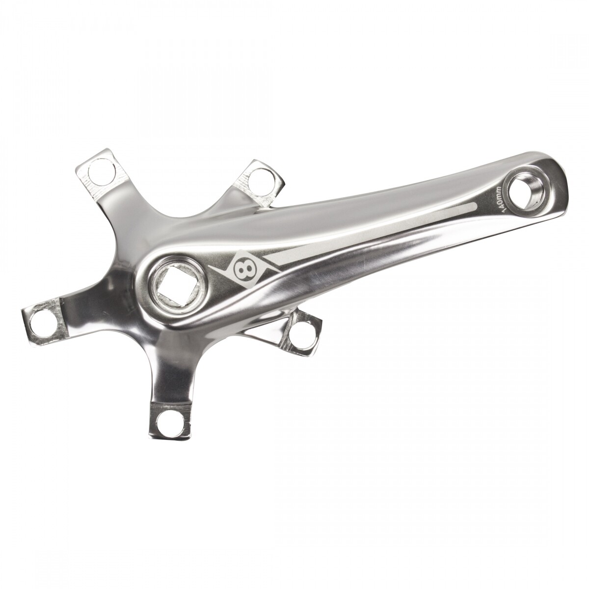 Origin8 Alloy Crank Set 150mm 107mm JIS Square Taper Single Speed