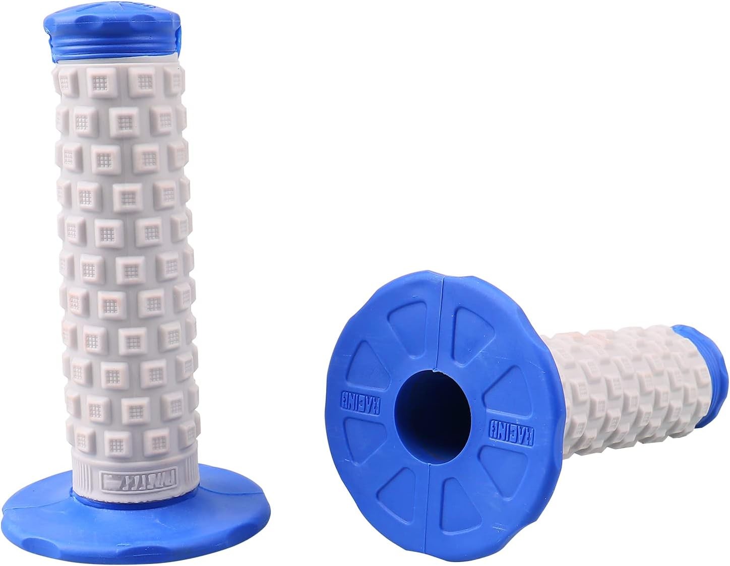 7/8″ Dirt Bike Grip Pillow Top Grips Rubber Anti-Slip Universal H Color: Blue1
