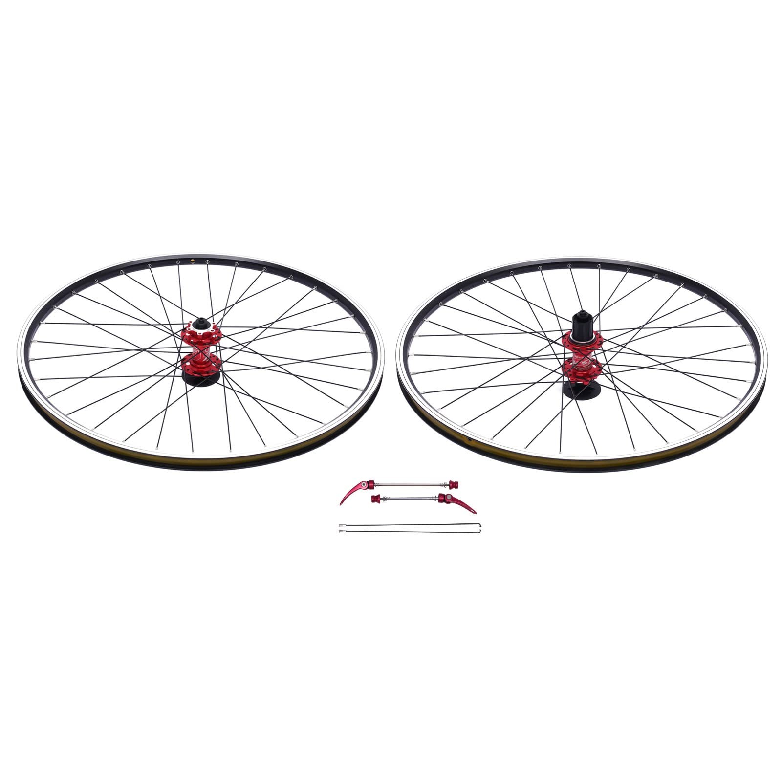 Mountain Bike Wheelset 27.5Inch 12 Speed Aluminum Alloy Rim 27.5 inch, Black