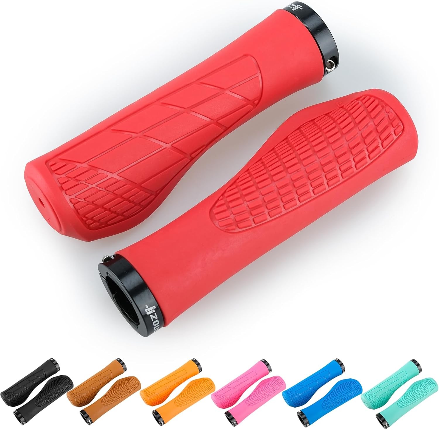 Ergonomic Bike Grips,Lock on Mountain Bike Handlebar Grips for MTB,BMX,Scooter
