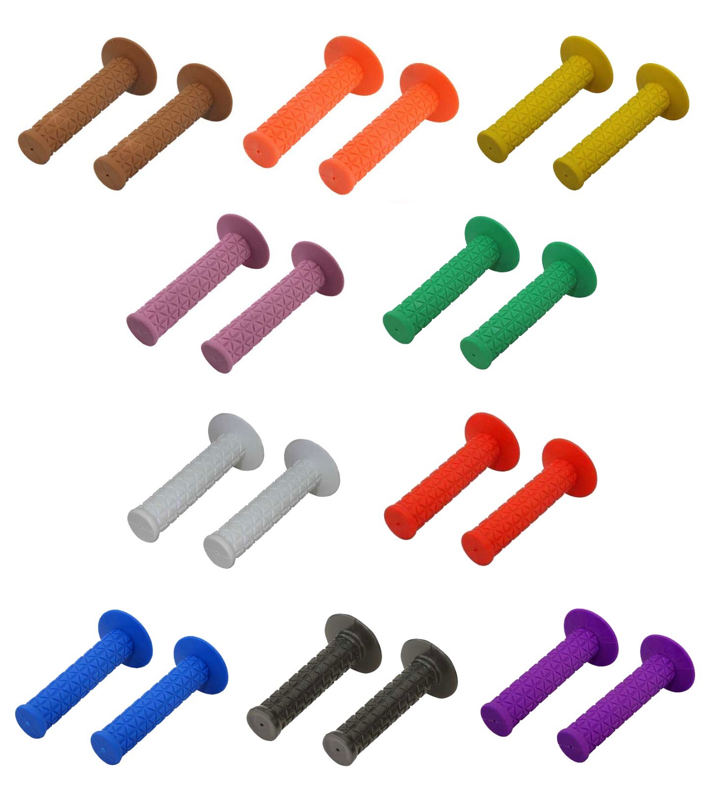 AltaLine Triangle Mushroom Bicycle Handlebar Grips Fixie Beach Cruiser BMX Bike.