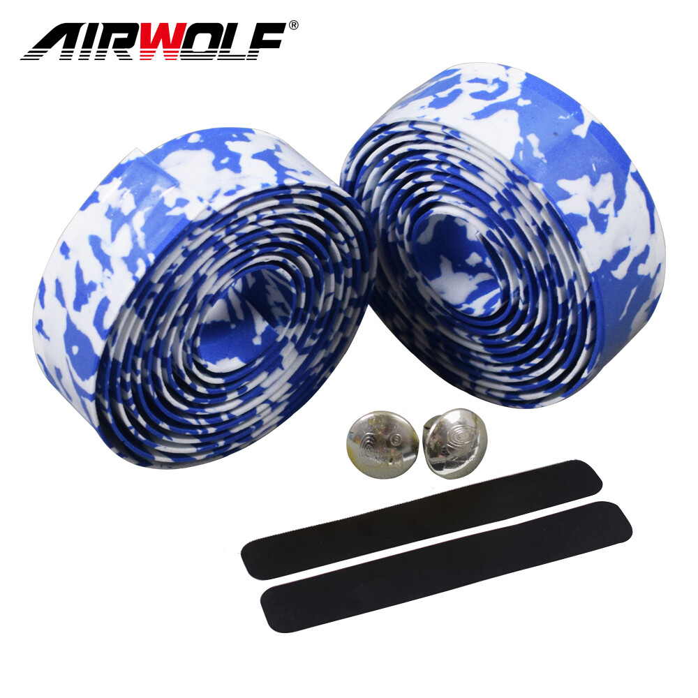 2 PCS Road Bike Handlebar Tape Bicycle Drop Bar Wrap Outdoor Sports Non-slip