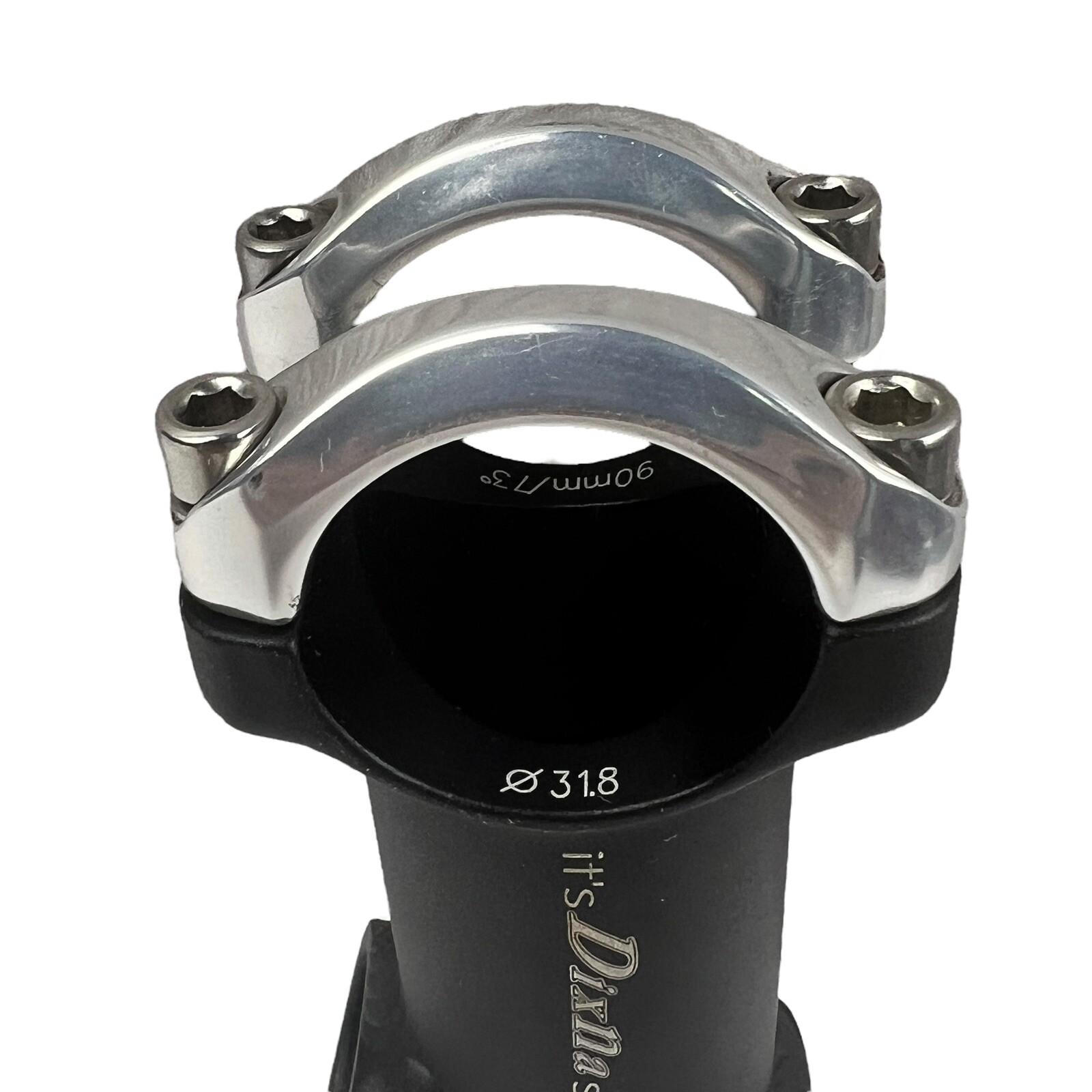 Dixna Fork Stem 90mm 31.8 4-6 Nm 8-10Nm Polished Black It’s Dixna Style