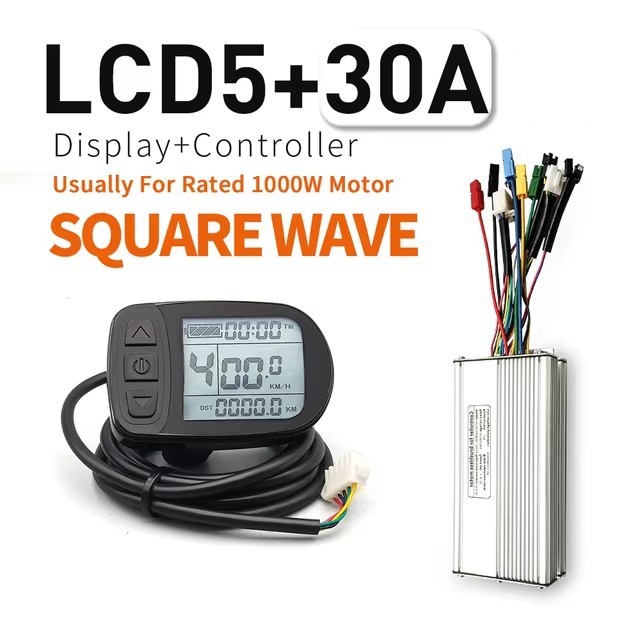 E-Bike 36V/48V KT 1000W-3000W 30A-50A Brushless Motor Controller +LCD Display