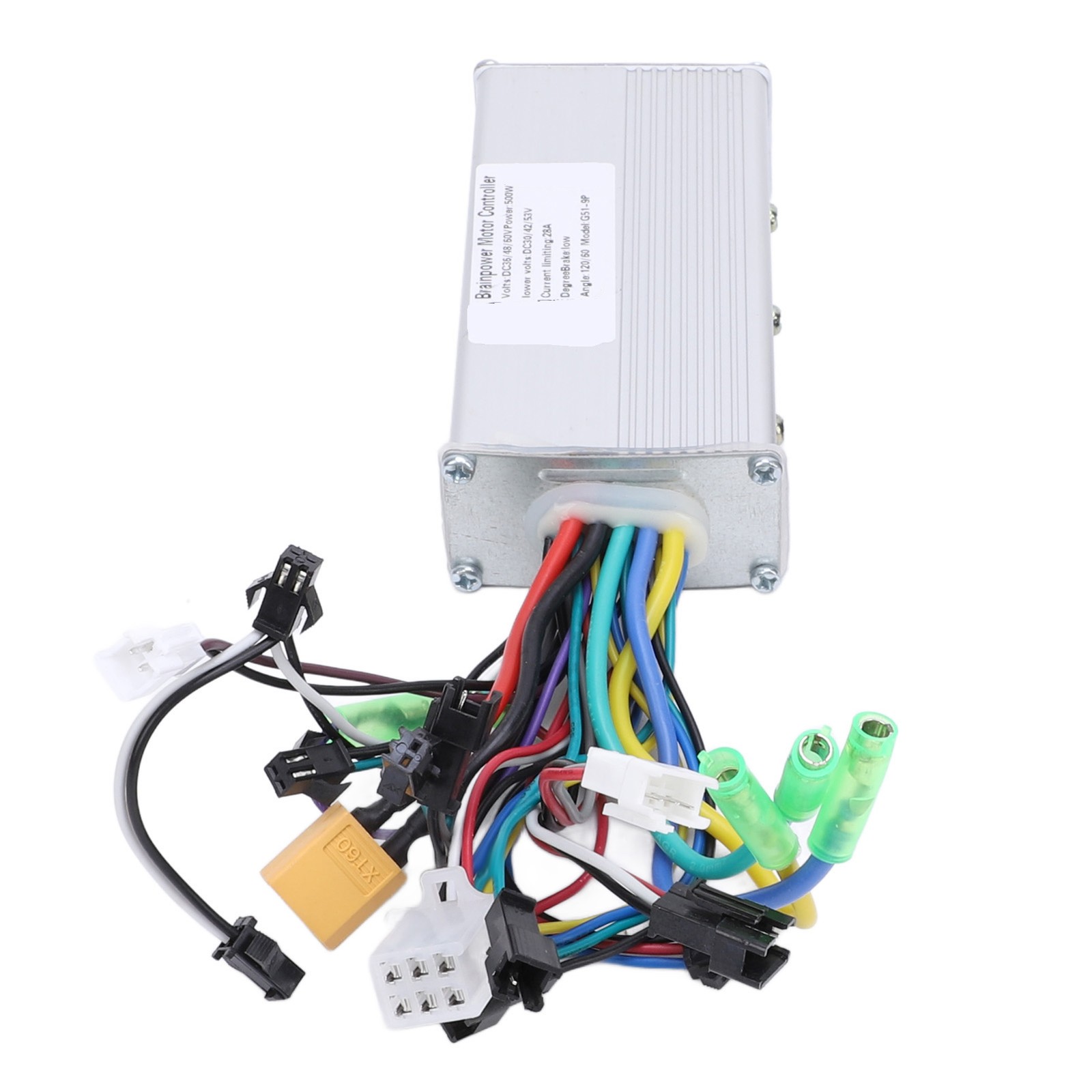36V 48V 60V 500W 28A Sine Wave 3 Mode 5530 Brushless Controller G51 LCD Dis CDJK