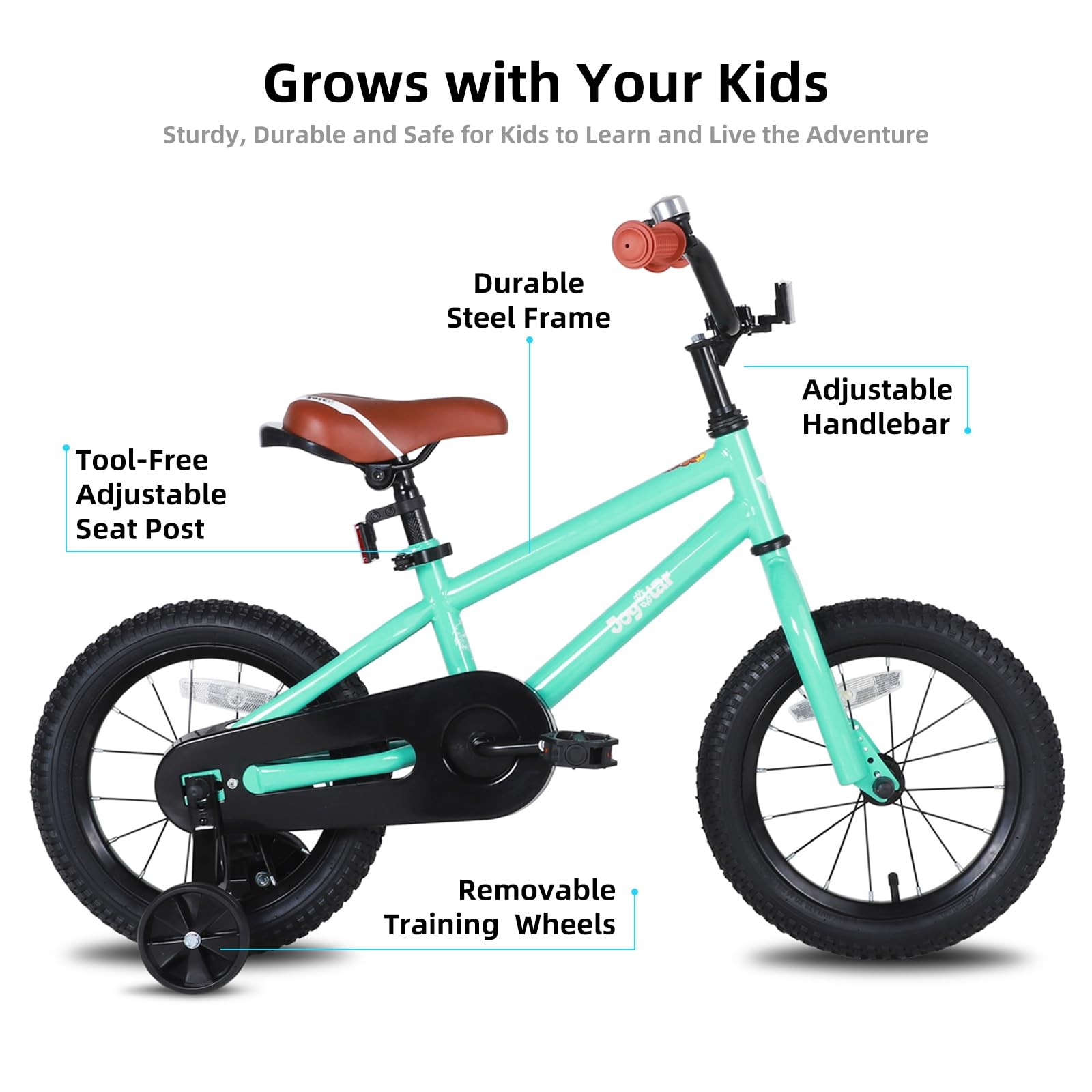 Joystar 14 Inch Kids Bike For Boys Girls 3 4 5 Years Old Ages Toddler Bicycle