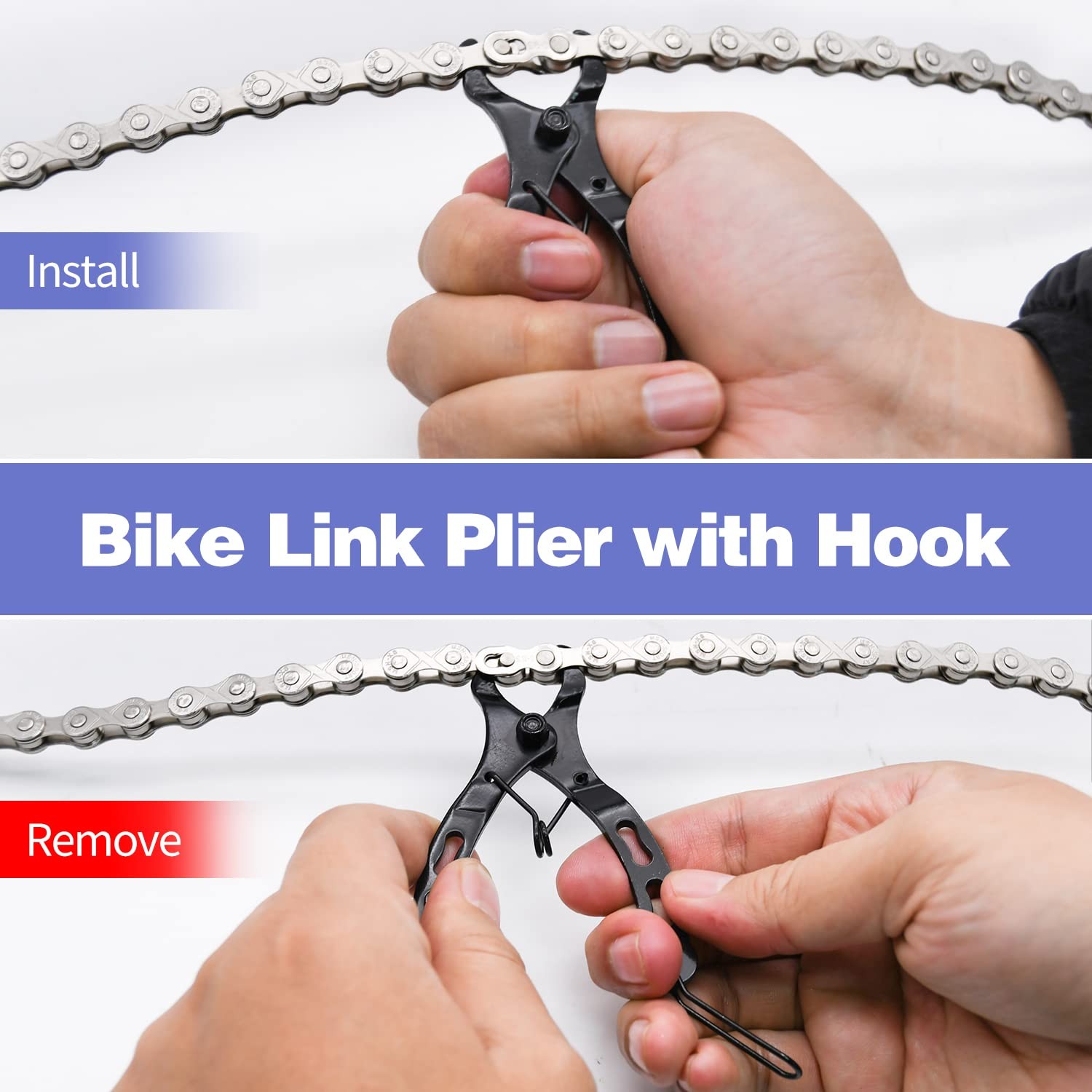 Bike Chain Kit, Single/6/7/8/9/10/11/12 Speed Multi-Function Bike Mechanic Re…