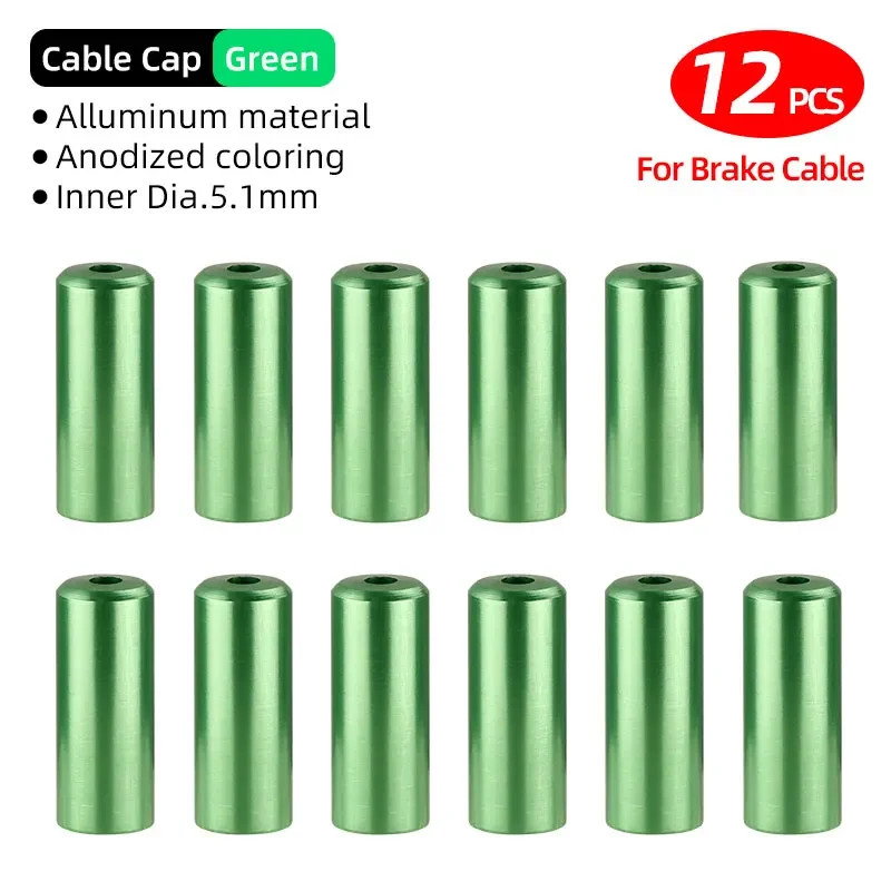 5mm Bike Brake Cable End Caps Alloy Ferrules MTB Road Shifter Crimps