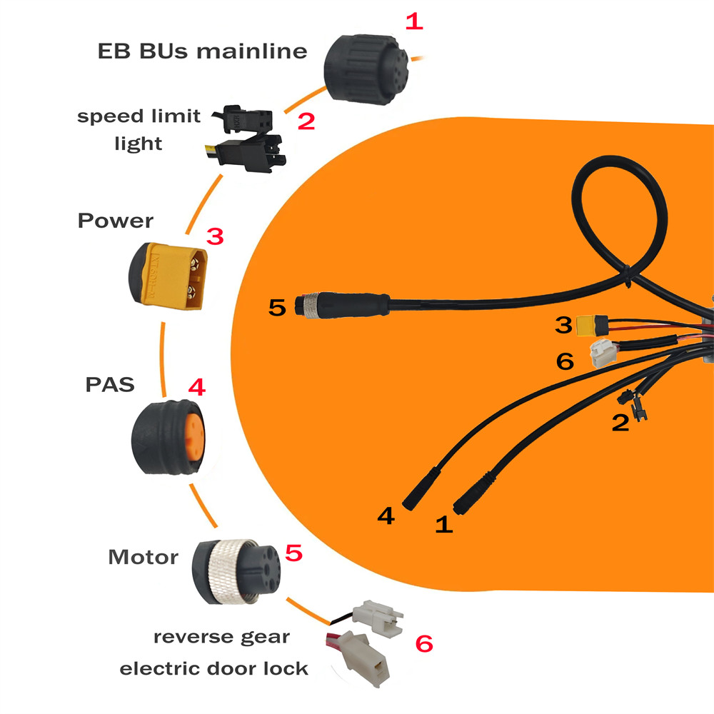 48V 25A 750W Controller Display Kit for Bafang G062 Hub Motor Ebike Fat Wheel