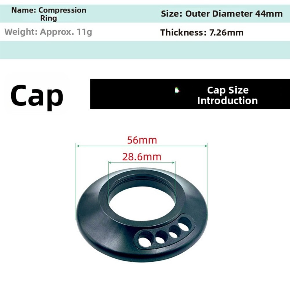 Bicycle Internal Cable Routing Conversion Headset Adapter 41.8 (42) to 52mm