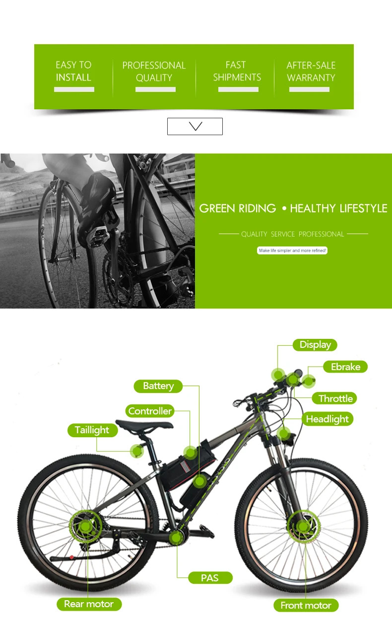 E-bike 17A Sinewave Three-Mode Controller SM Connector 36V 48V 250W 350W Motor