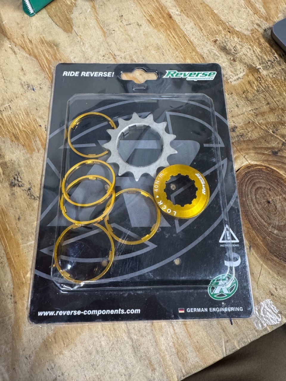 Reverse Single Speed Kit – 13T – Gold