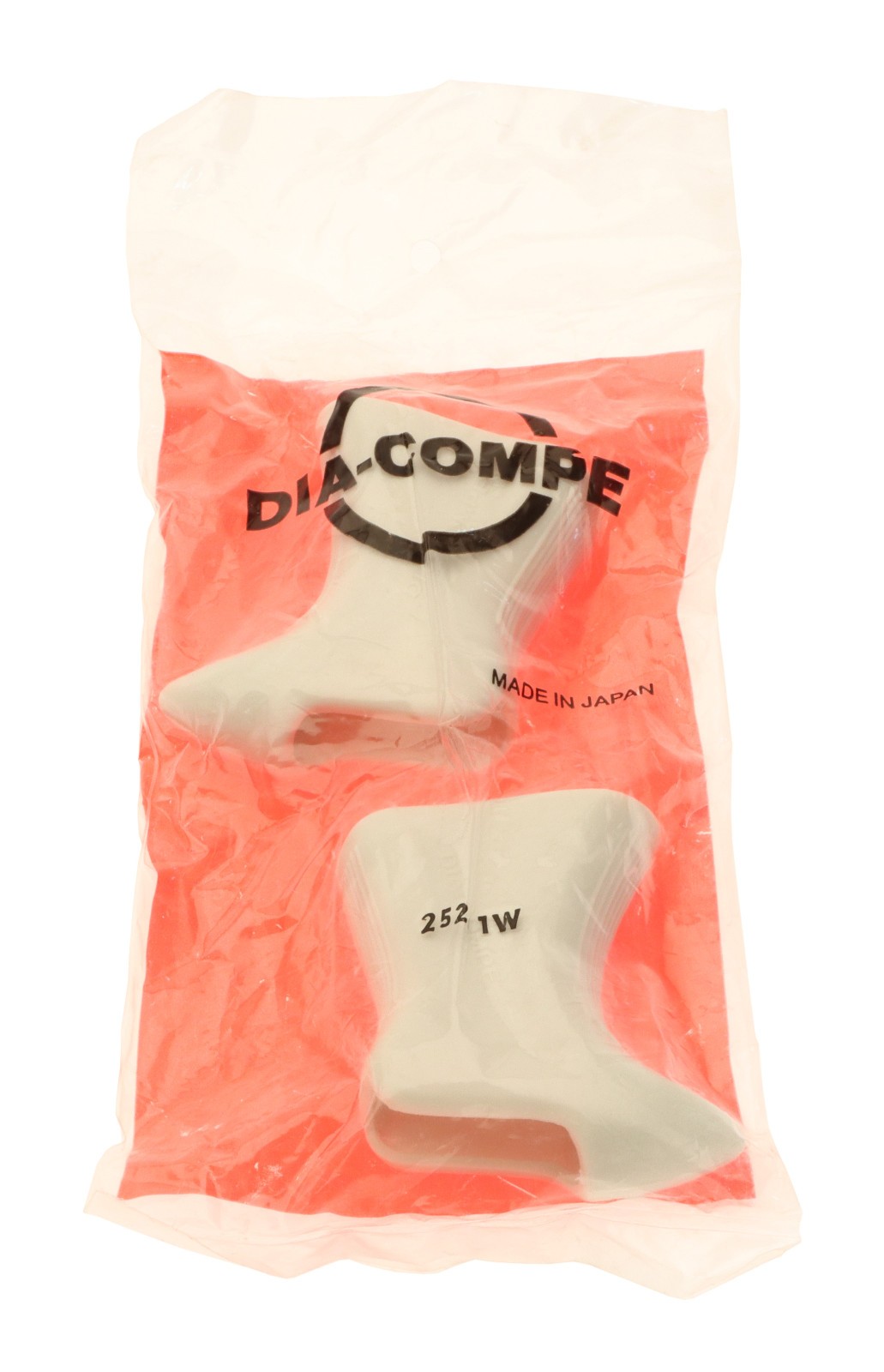 Dia Compe AGC 250 Aero Brake Hoods Bracket Covers Pair 252.1W Aero White NEW NOS