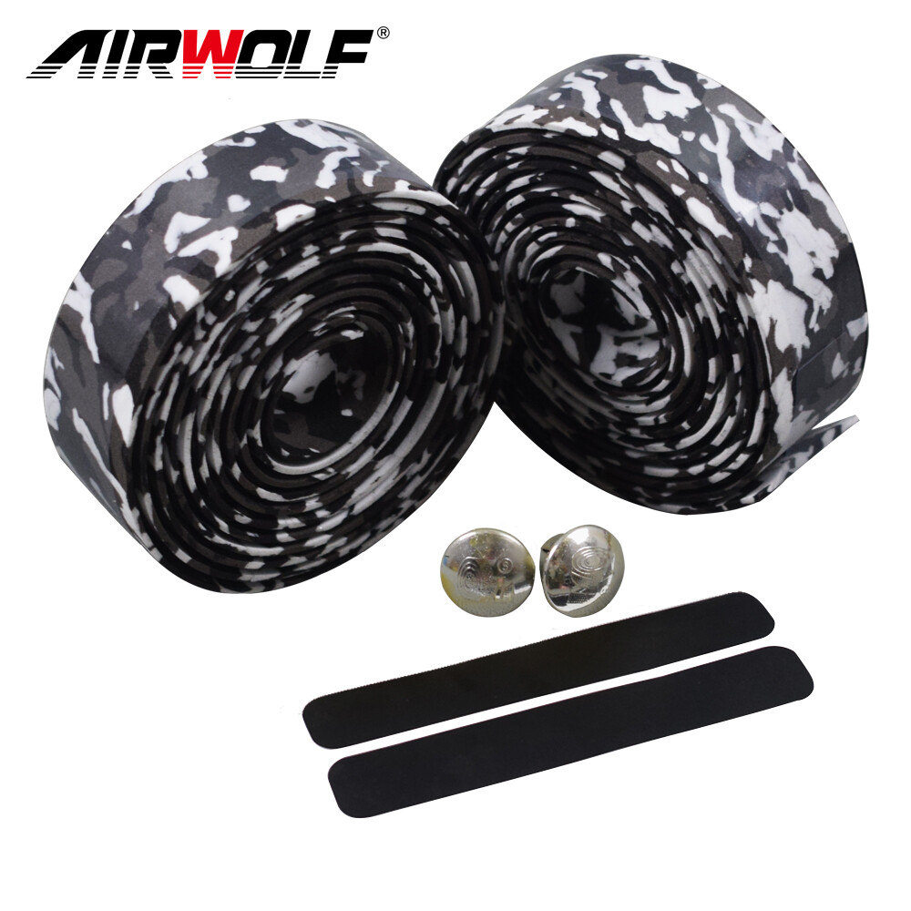 2 PCS Road Bike Handlebar Tape Bicycle Drop Bar Wrap Outdoor Sports Non-slip