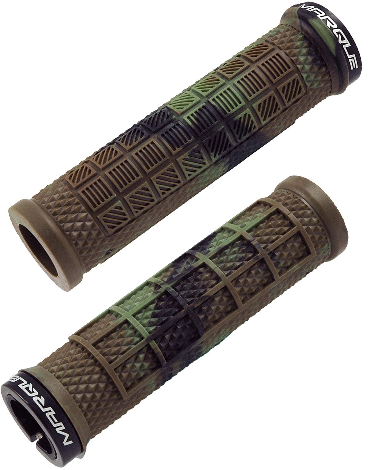 Marque Grapple Mountain Bike Handlebar Grips – Single Lock-On Ring MTB and BMX