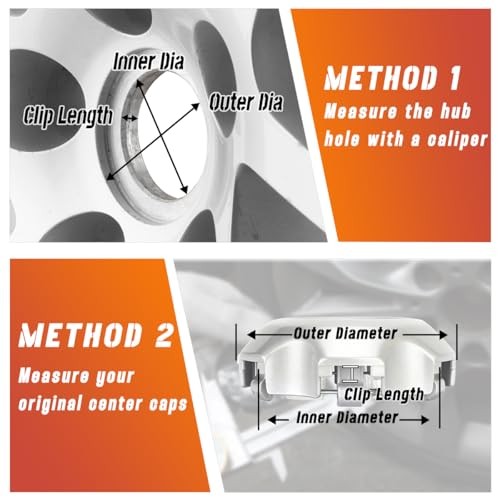 4Pcs 119mm(4.69in) Wheel Center OD: 119mm/4.69in, ID: 105.7mm/4.16in Silver