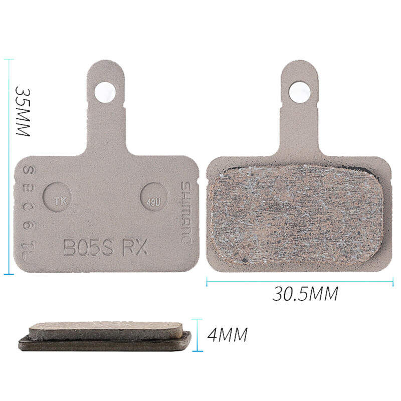 Genuine Shimano B05S-RX Resin Disc Brake Caliper Pads fit BR-MT200 MT400 Altus