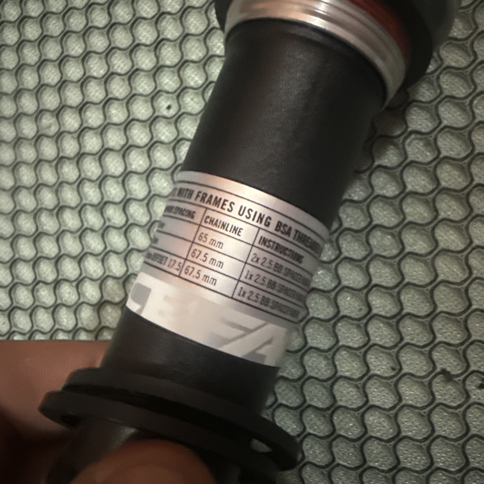 Race Face Team XC X-Type External Bottom Bracket: BSA 68/73mm BB Shell 24mm New
