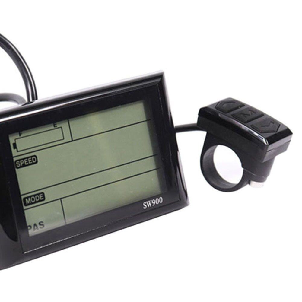 24/36/48V E-Bike SW900 LCD Display Control Panel Electric Bicycle Speed Meter US