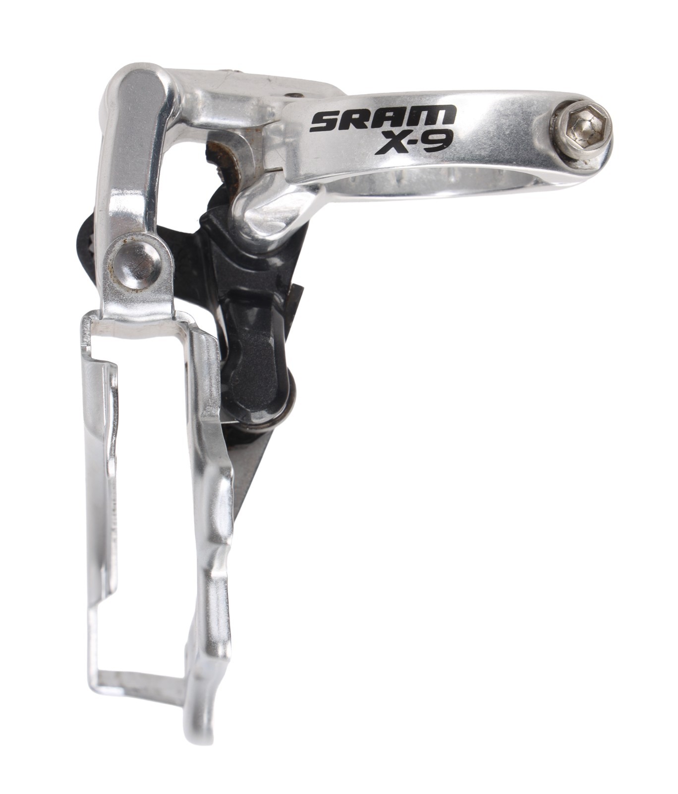 SRAM X9 3 x 9 Speed Top Pull Mountain Bike Front Derailleur 31.8mm Clamp-On