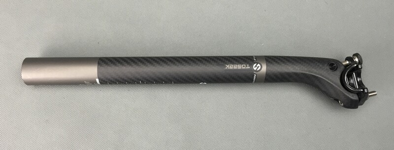 TOSEEK Carbon Fiber Seatpost Offset Mountain Road Bike Seatpost 27.2/30.8/31.6mm