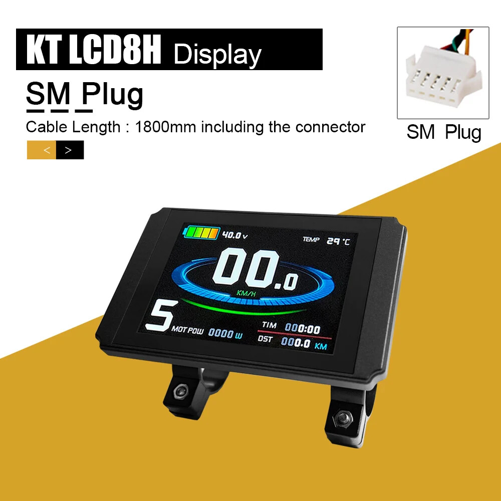 E-bike Display with USB 24V/36V/48V/52V/60V72V for Electric Bike Kit Accessories