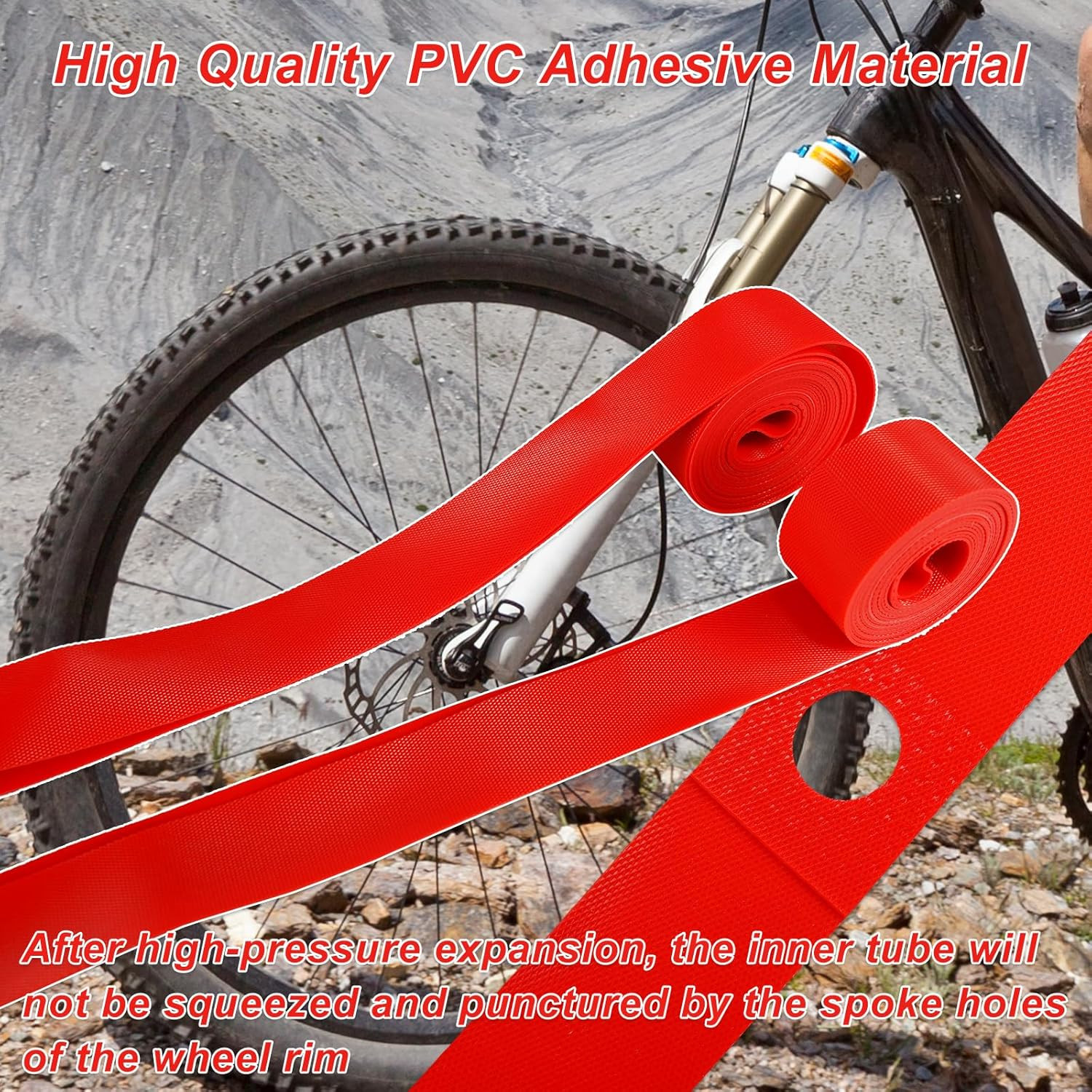 10 Pack Bicycle Rim Strip Rim Tape Inner Tube Protection Pad Puncture Proof Belt