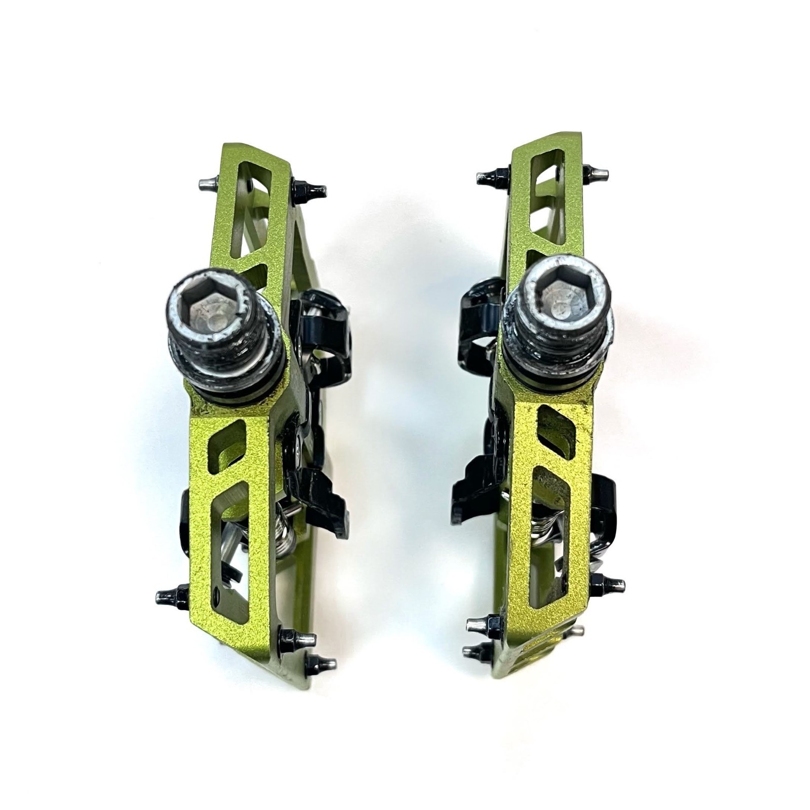 Funn Mamba S Double-Sided Clipless Pedal,9/16-inch CrMo Axle(Green)-Used