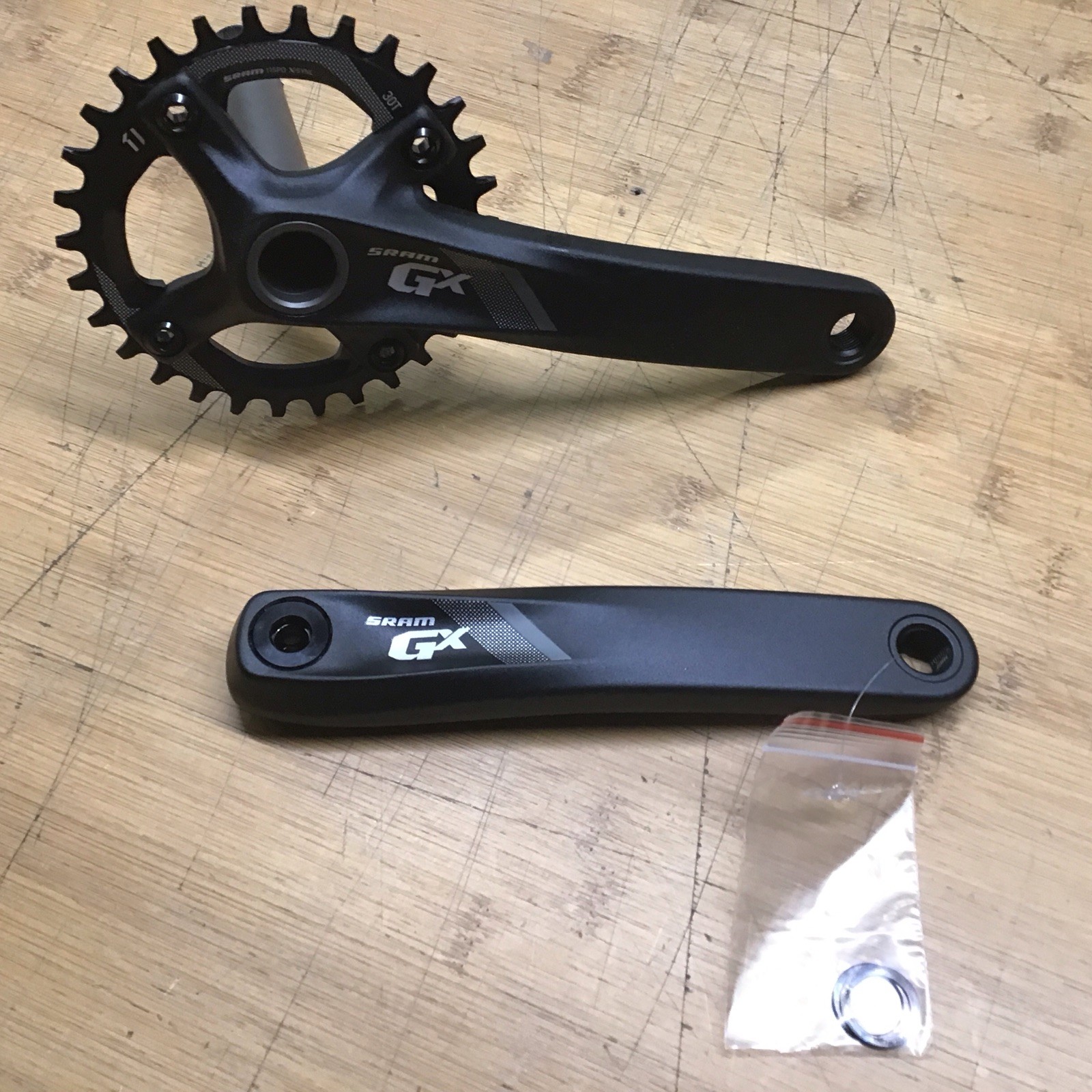 CRANKSET SRAM GX FAT 1000 175×30 GXP XSYNC w/o CUPS BK