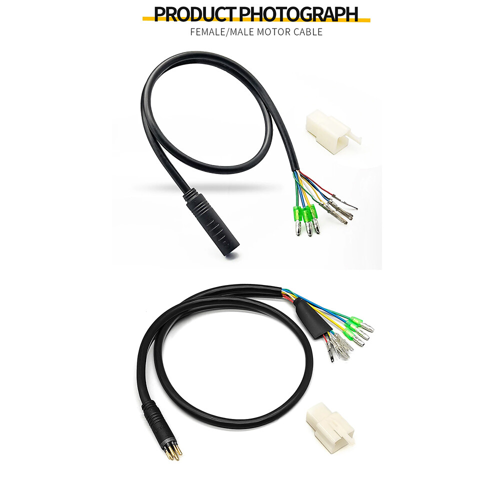 E-bike Electric Bicycle Hub Motor Extension Cable 9Pin Male Female Wire 90-160cm