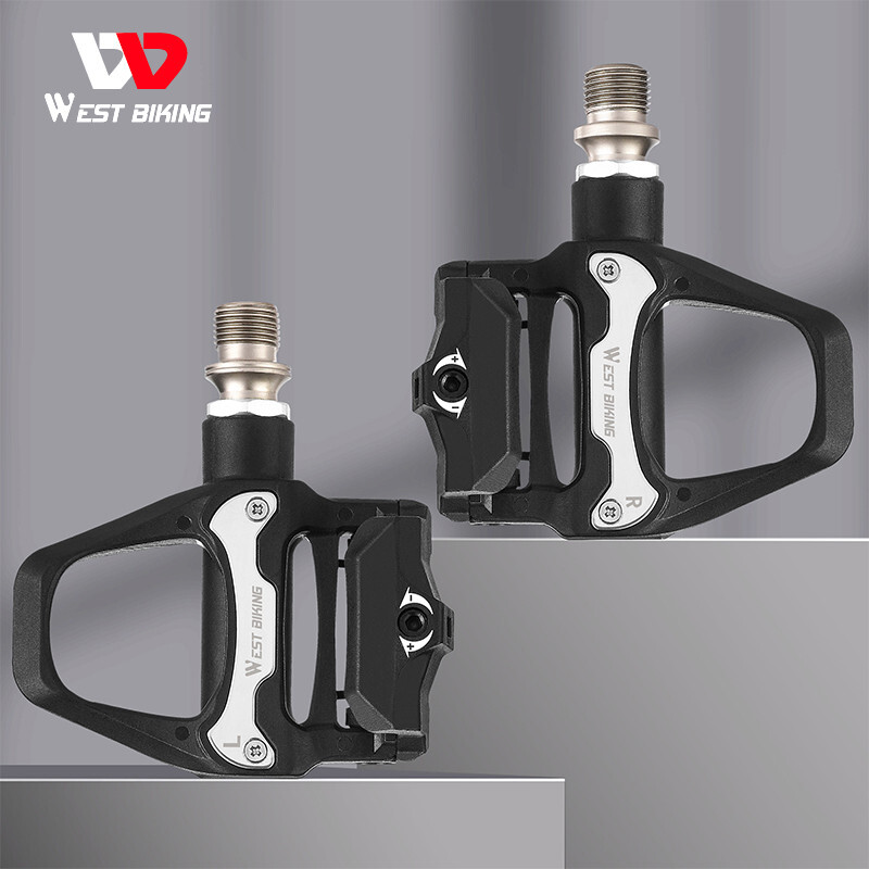 Bike Self-locking Pedals Cycling Clipless Pedals Aluminum Cleats SPD Pedals