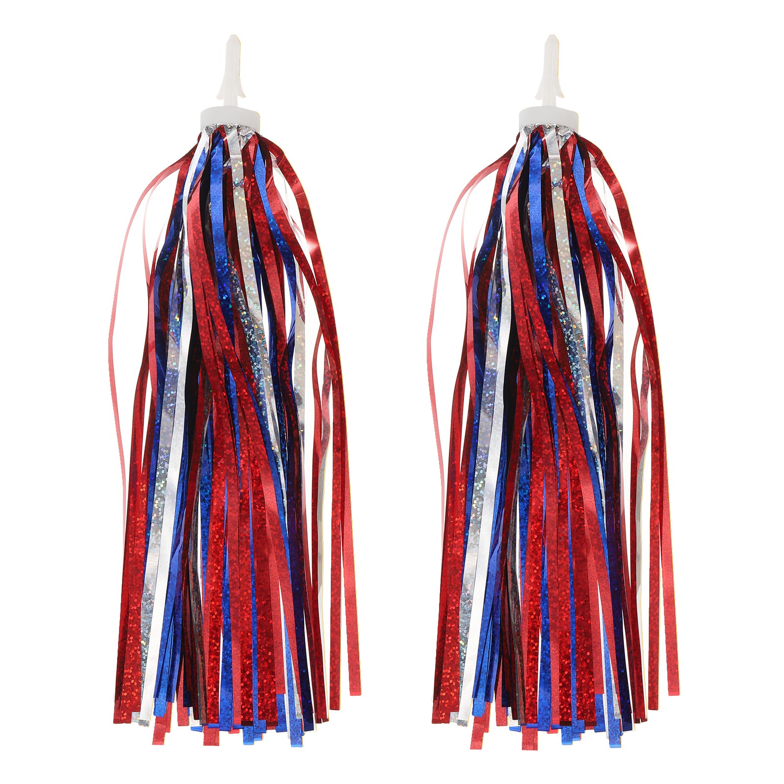 Bike Streamers Scooter Handlebar Tassels Grips Ribbon Red Blue