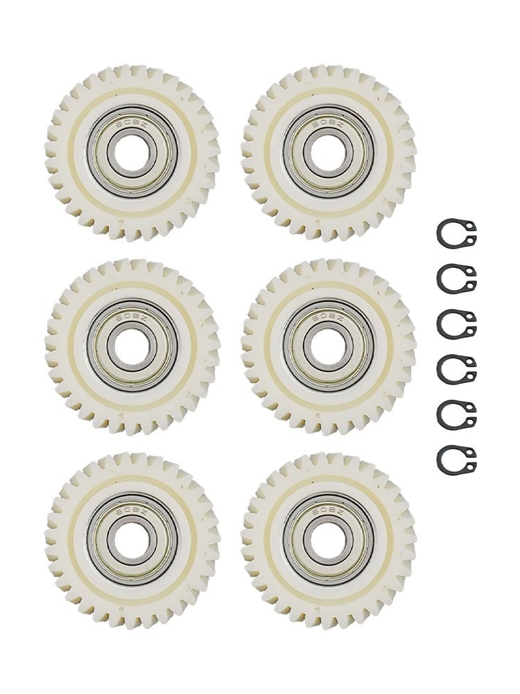 6PCS E-Bike 31T/35T/36T Nylon Gear Hub Motor Planetary Gear 608 Bearing