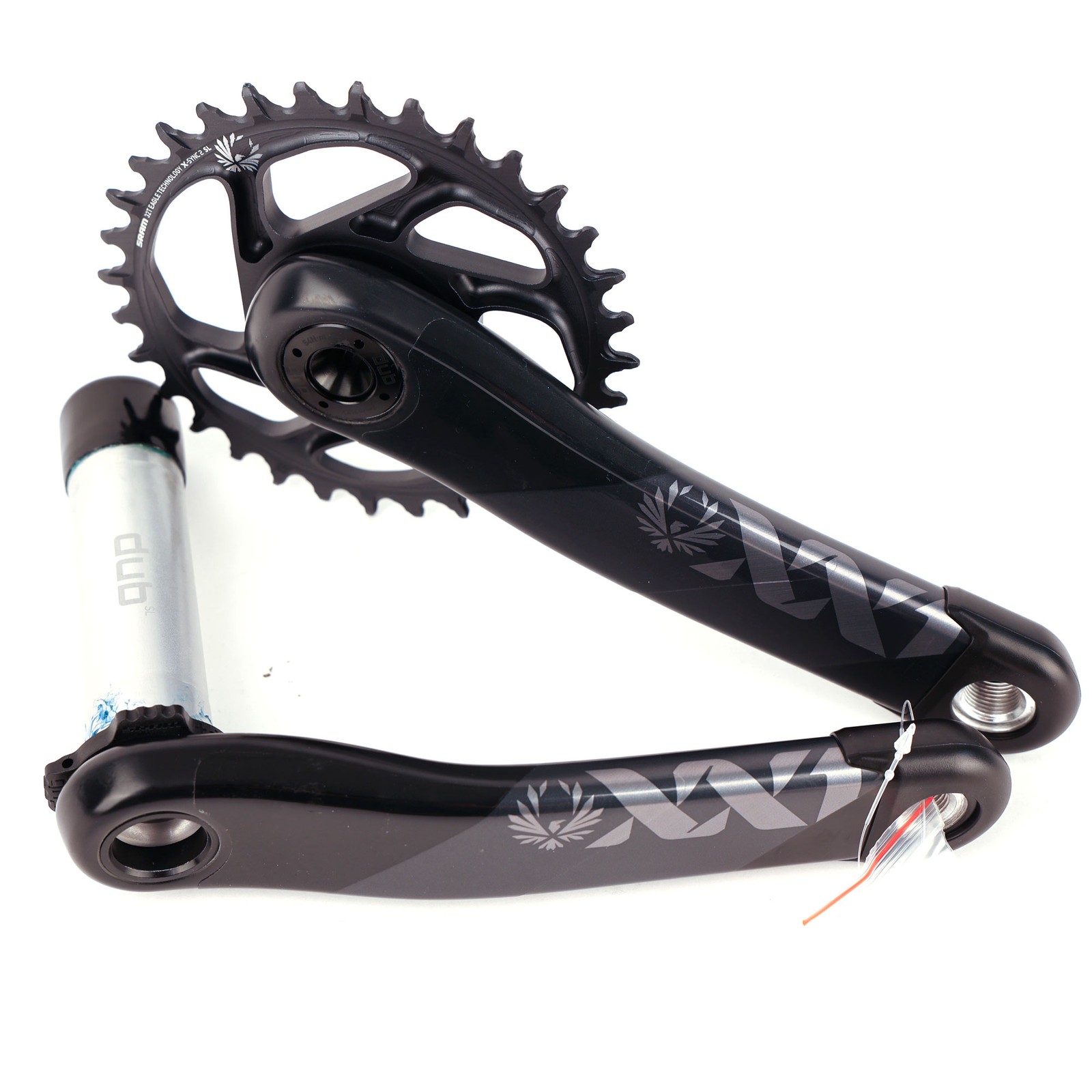 SRAM XX1 Eagle Carbon Crankset, 34T, 12-Speed, DUB, Boost 148mm, 52mm Chainline