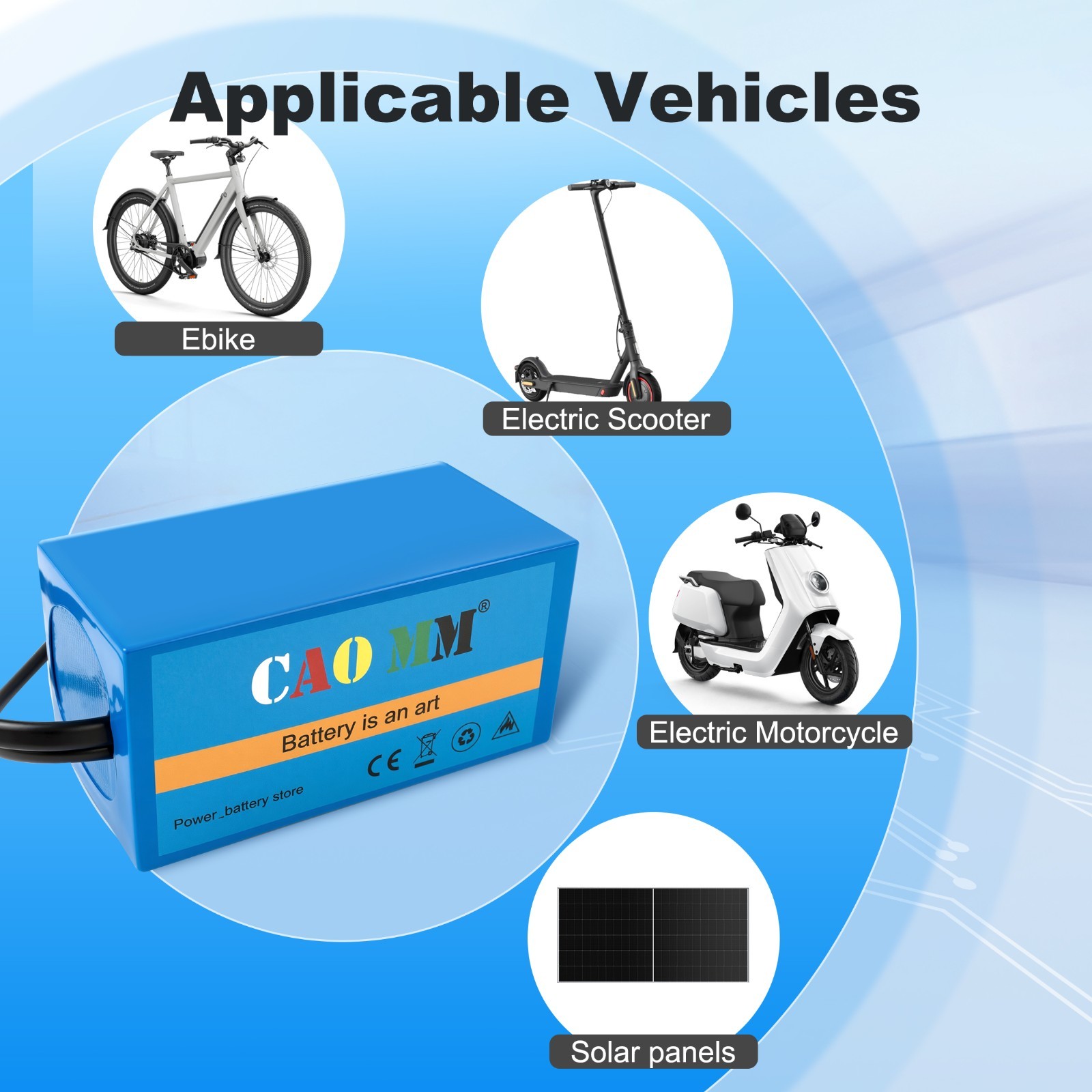 24V 8Ah Ebike Battery Lithium ion Battery for 0W-240W Electric Bicycle Scooter
