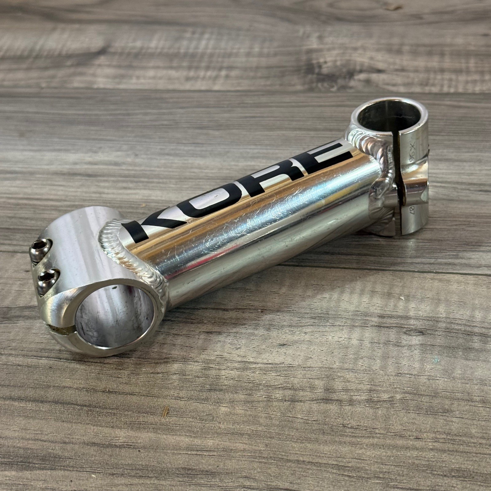 Kore Aheadlite MTB Stem 135 10 Degree 25.4 Polished Silver 1996 Clean