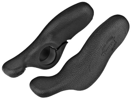 Ergonomic Antislip Handlebar Ends for MTB City Bikes – 22.2mm, One Pair