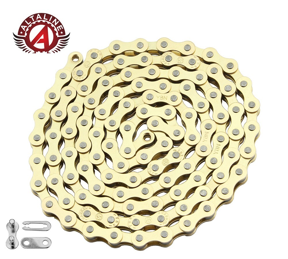 LODO GOLD SINGLE SPEED BICYCLE CHAIN VINTAGE SCHWINN STINGRAY CRUISER BMX BIKE