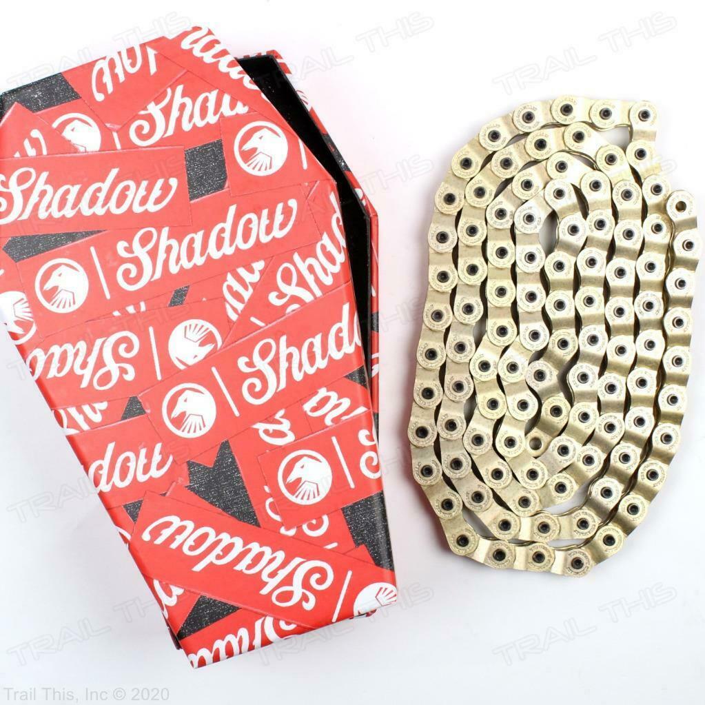 THE SHADOW CONSPIRACY HALF LINK CHAIN 1/8″ GOLD BMX CHAINS ODYSSEY CULT SUNDAY