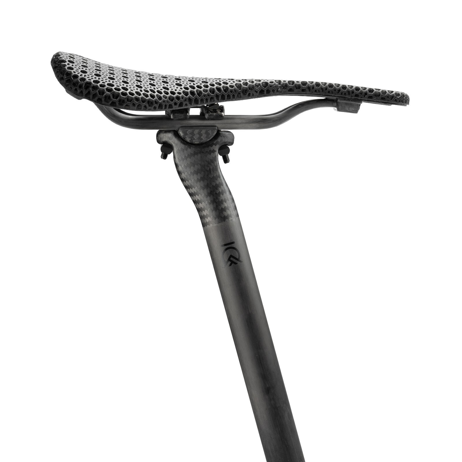 Bjorn Cycles Carbon Bicycle Bike Saddle with 3D Printed Pad Carbon Setka 155 mm