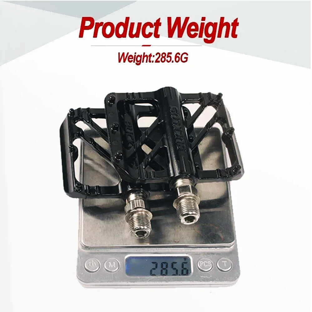 Flat/Platform Pedals 3 Bearings Mountain Bike 9/16” Aluminum For Shimano Pedals