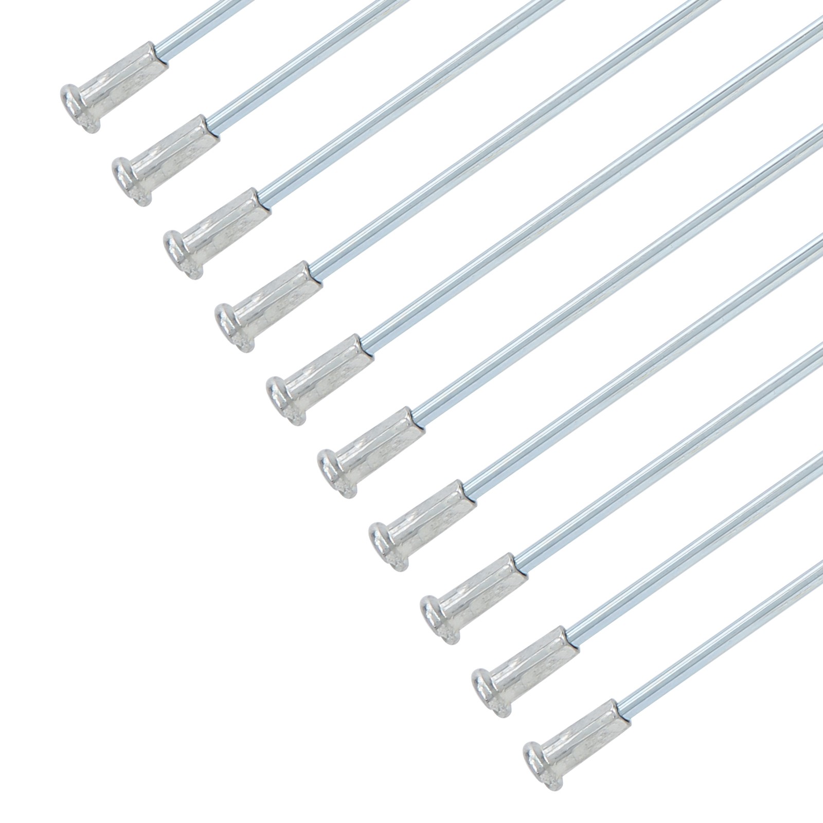 10pcs 13G Spokes Reliable Wheel Component For Bikes Silver Premium