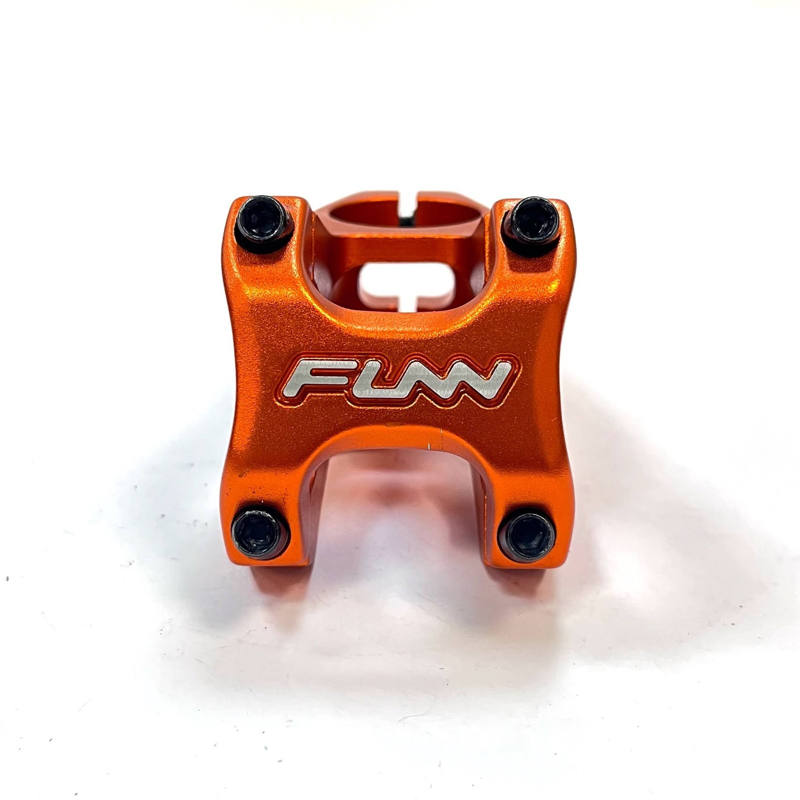 Funn Crossfire MTB Stem, Bar Clamp 31.8mm (Length 50mm, Orange) – Nearly New