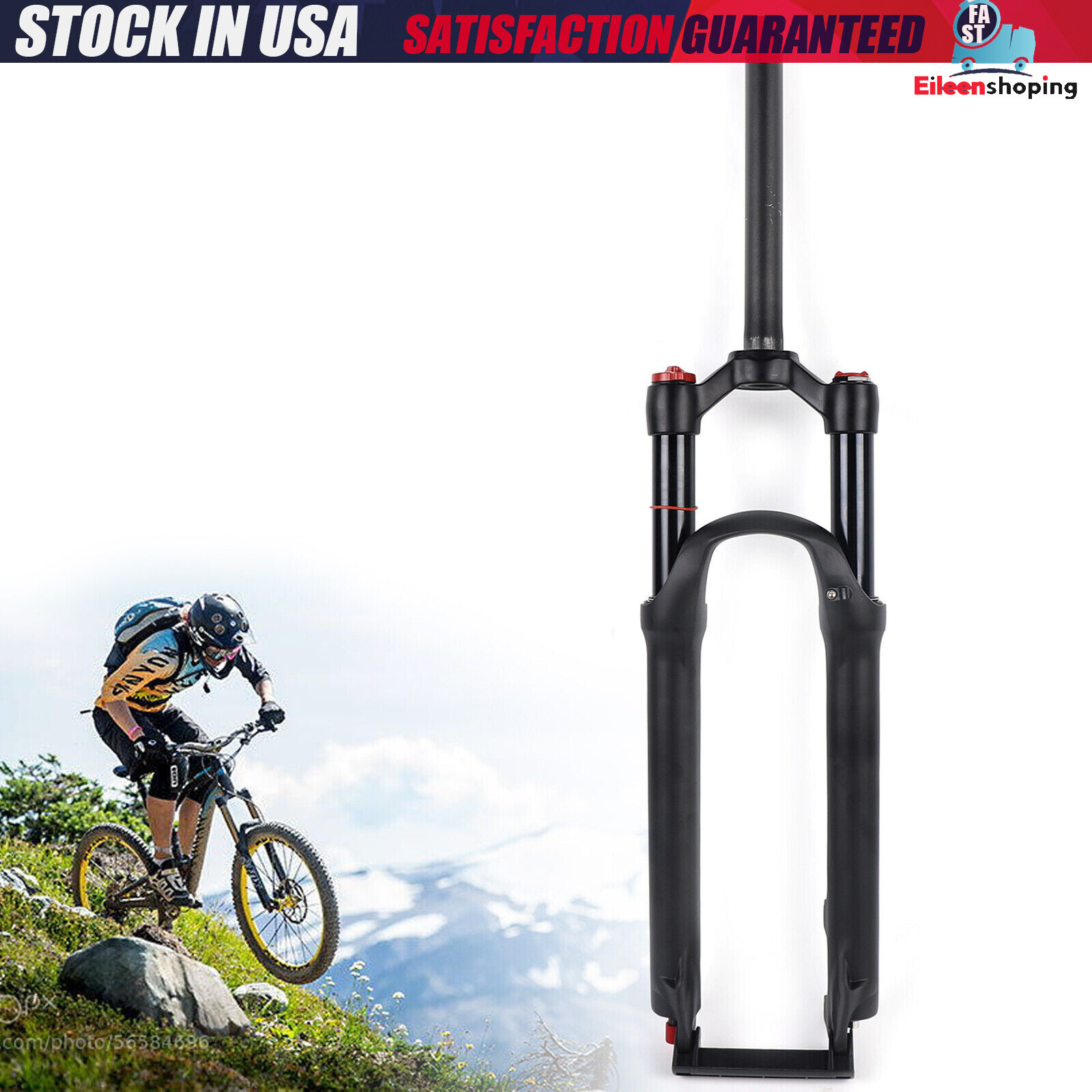26 Inch Front Forks Shock Absorber Mountain Dirt Pit Bike Bicycle Brake System