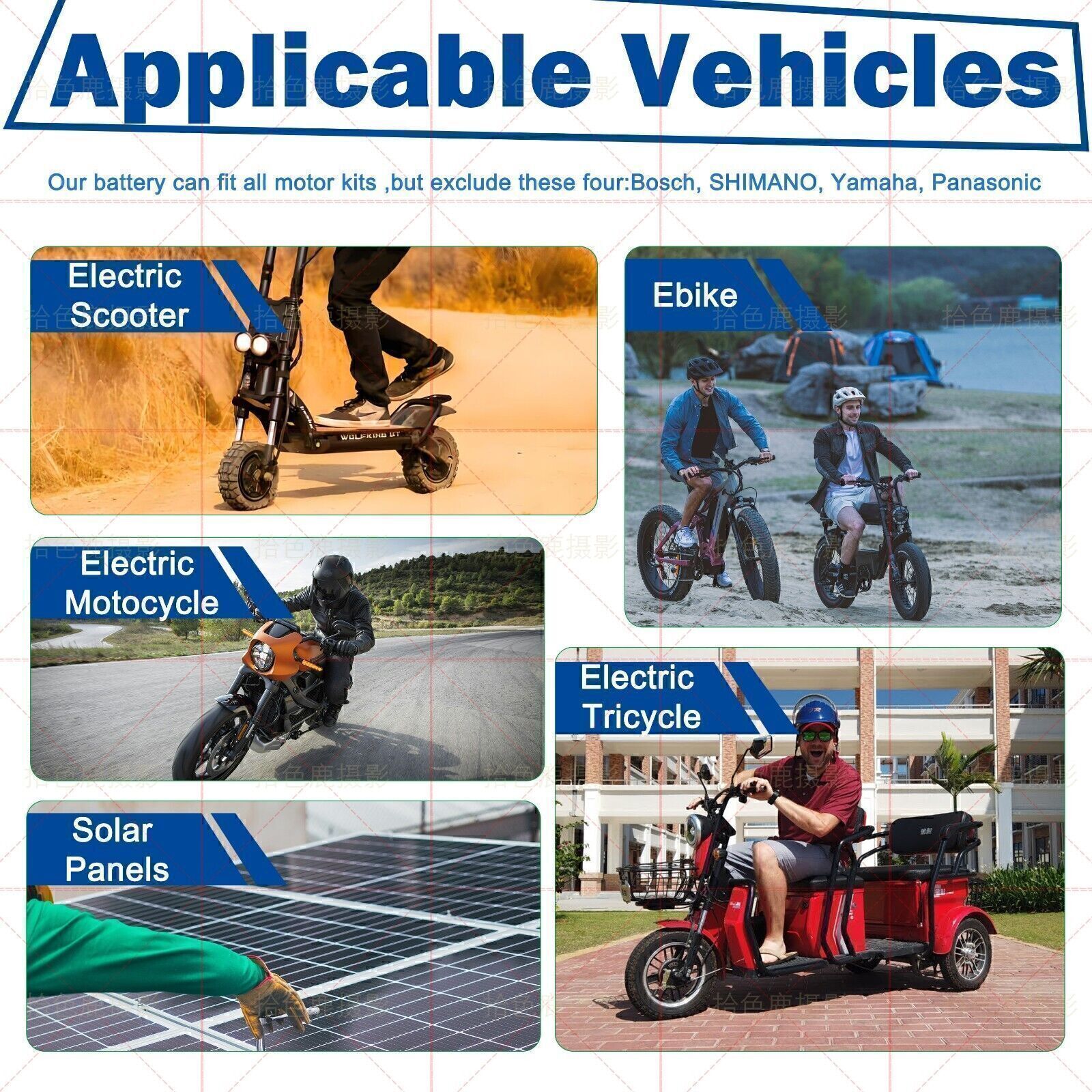 36V 48V 8AH/14AH/16AH/20AH Battery for 200W-1500W Ebike Electric Bicycle Bike
